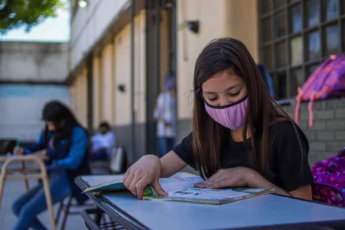 Este martes vuelven las clases presenciales a Funes